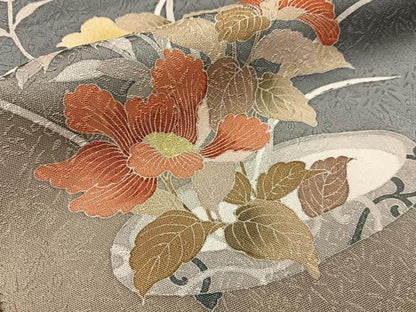 平和屋着物■訪問着 飾花文 暈し染め 正絹 逸品 BAAW9164hj