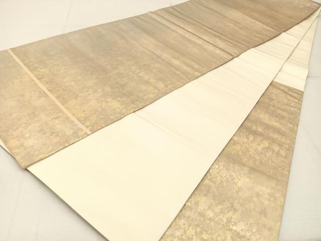 平和屋着物◎六通柄袋帯 霞文 引箔 正絹 逸品 BAAW9212hj