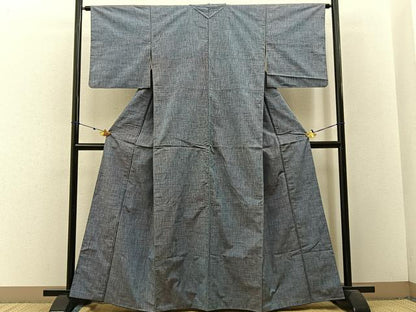 平和屋着物■上質な紬　霞文　正絹　逸品　BAAW9221hj