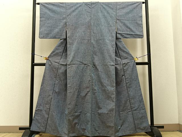 平和屋着物■上質な紬　霞文　正絹　逸品　BAAW9221hj