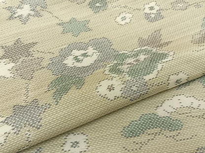 平和屋着物■本場大島紬　松花文　正絹　逸品　BAAW9222hj