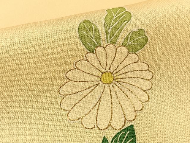平和屋着物■訪問着 流水花文 金彩 正絹 逸品 BAAW9231hj