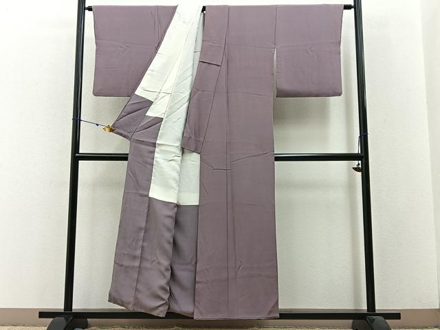 平和屋着物■上質な色無地 鴇浅葱色 正絹 逸品 BAAW9240hj