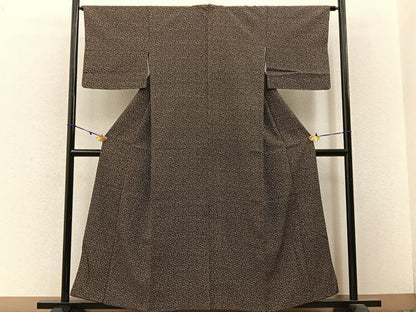 平和屋着物■江戸小紋 貝合わせ小紋柄 正絹 逸品 BAAW9255hj