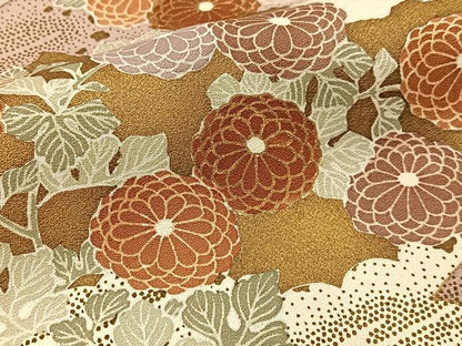 平和屋着物■豪華色留袖 色紙重ね光琳水花文 金彩 正絹 逸品 BAAW9259hj