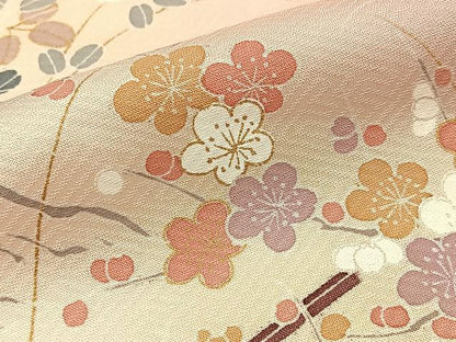 平和屋着物■訪問着 松竹梅 几帳流水花文 暈し染め 金彩 正絹 逸品 BAAW9267hj