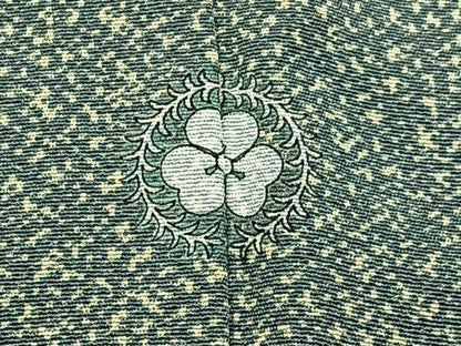 平和屋着物■訪問着　草花文　たたき染め　正絹　逸品　BAAW9277hj