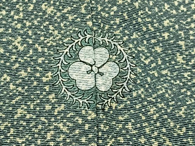 平和屋着物■訪問着　草花文　たたき染め　正絹　逸品　BAAW9277hj