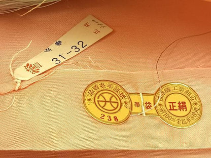 平和屋着物◎西陣　堀健謹製　六通柄袋帯　唐織　亀甲草花文　銀糸　証紙付き　正絹　逸品　BAAW9365hj