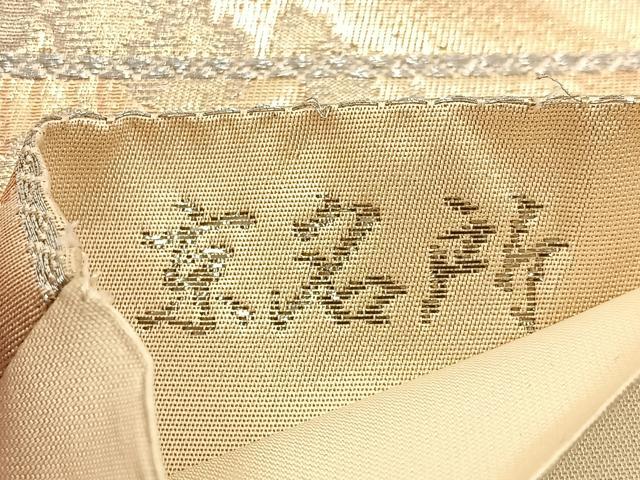 平和屋着物◎六通柄袋帯 京名所 プラチナ二重箔 正絹 逸品 BAAW9375hj
