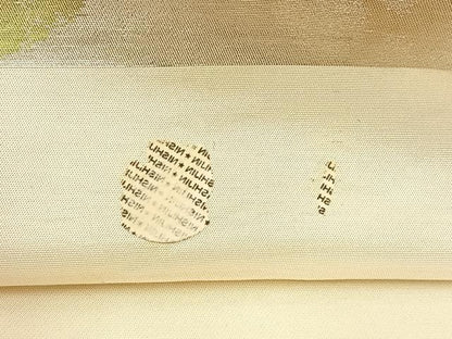 平和屋着物◎西陣 六通柄袋帯 唐織 古都の四季 錦引箔 金銀糸 正絹 逸品 BAAW9475hj