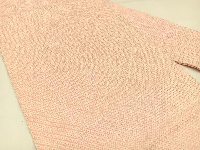 平和屋着物◎九寸名古屋帯　総絞り　虹色　正絹　逸品　BAAW9487hj