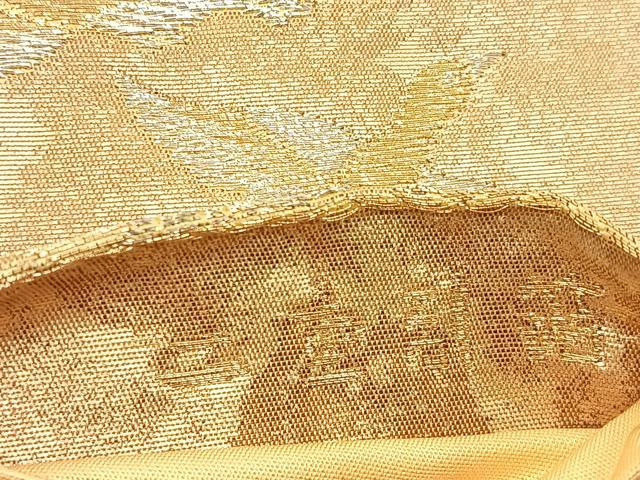 平和屋着物◎六通柄袋帯　群鶴　翔彩　二重引箔　金銀糸　正絹　逸品　BAAW9504hj
