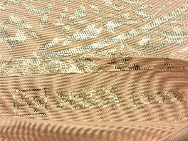 平和屋着物◎全通柄　本袋帯　宝相華　手織錦　純銀箔　正絹　逸品　BAAW9507hj