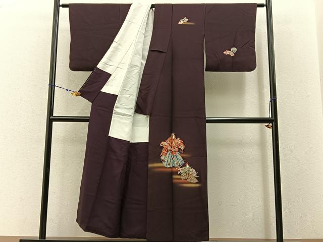 平和屋着物■訪問着 能 金彩 正絹 逸品 BAAW9542hj