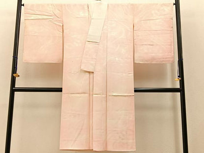平和屋着物■長襦袢 袷 破れ色紙花地紋 暈し染め 正絹 逸品 BAAW9546hj