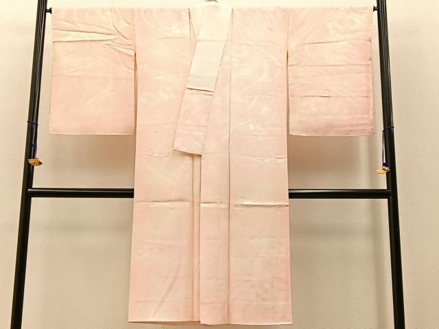 平和屋着物■長襦袢 袷 破れ色紙花地紋 暈し染め 正絹 逸品 BAAW9546hj