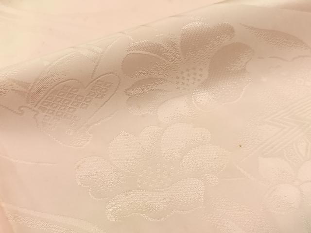 平和屋着物■長襦袢 袷 破れ色紙花地紋 暈し染め 正絹 逸品 BAAW9546hj