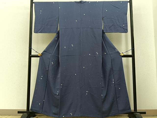 平和屋着物■上質な小紋 舞楓文 正絹 逸品 BAAW9552hj