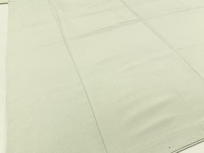 平和屋着物■上質な色無地 白緑色 正絹 逸品 BAAW9554hj