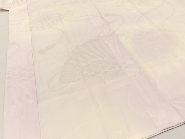 平和屋着物■長襦袢 無双仕立て 檜扇地紋 暈し染め やまと誂製 正絹 逸品 BAAW9562hj