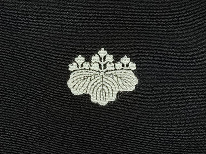 平和屋着物■豪華黒留袖 駒刺繍 蒔絵文箱花鳥文 金彩 正絹 逸品 BAAW9580hj