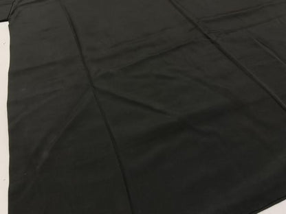 平和屋着物■男性 黒紋付 正絹 逸品 BAAW9615hj