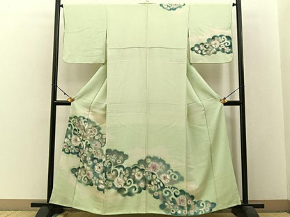平和屋着物■訪問着 辻が花 手描き 絞り 金銀彩 正絹 逸品 BAAW9617hj