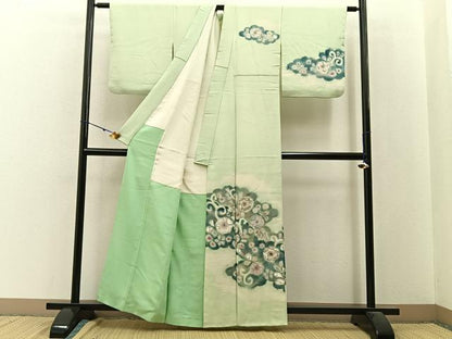 平和屋着物■訪問着 辻が花 手描き 絞り 金銀彩 正絹 逸品 BAAW9617hj
