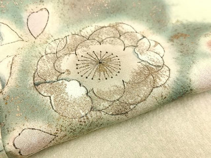 平和屋着物■訪問着 辻が花 手描き 絞り 金銀彩 正絹 逸品 BAAW9617hj