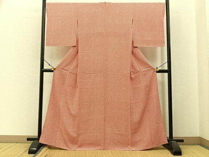平和屋着物■江戸小紋 梅鉢 正絹 逸品 未使用 BAAW9651hj