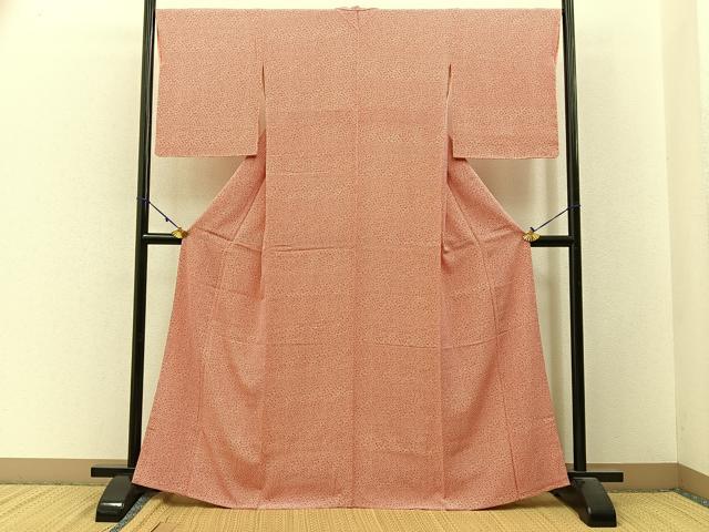 平和屋着物■江戸小紋 梅鉢 正絹 逸品 未使用 BAAW9651hj