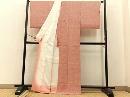 平和屋着物■江戸小紋 梅鉢 正絹 逸品 未使用 BAAW9651hj