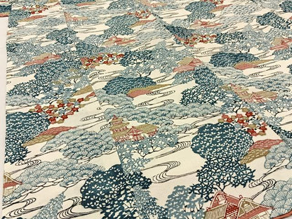 平和屋着物■上質な小紋 型染め 御所解文 正絹 逸品 未使用 BAAW9659hj
