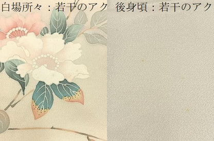 平和屋着物■訪問着　友禅　枝花文　暈し染め　正絹　逸品　BAAW9687hj