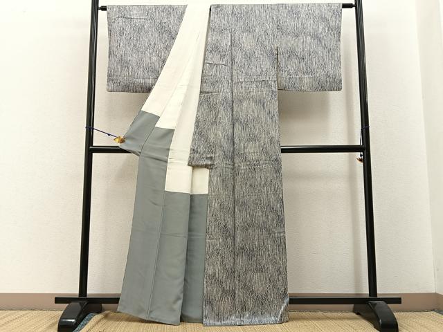 平和屋着物●上質な小紋　草木文　正絹　逸品　AABF8127ph 平和屋着物□上質な小紋 草花文 正絹 逸品 CABG4871fb
