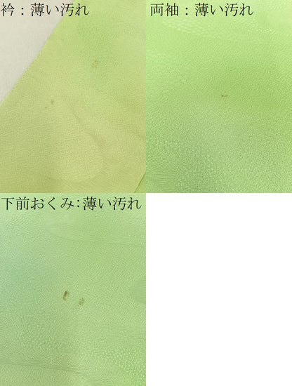 平和屋着物■上質な小紋　霞文　暈し染め　正絹　逸品　BAAW9708hj