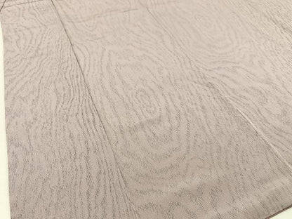 平和屋着物■上質な小紋　杢目文様　鬼しぼ縮緬　正絹　逸品　BAAW9780hj
