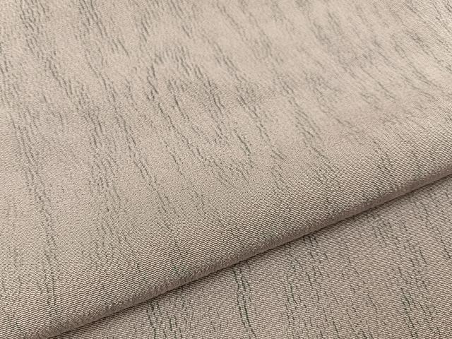 平和屋着物■上質な小紋　杢目文様　鬼しぼ縮緬　正絹　逸品　BAAW9780hj
