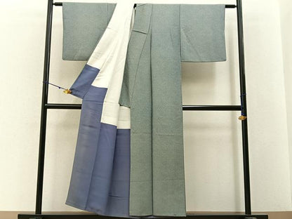 平和屋着物■江戸小紋　鮫小紋柄　正絹　逸品　BAAW9798hj