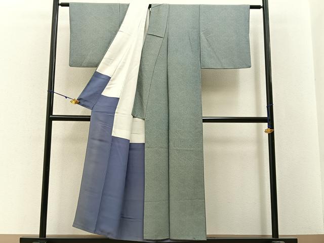 平和屋着物■江戸小紋　鮫小紋柄　正絹　逸品　BAAW9798hj