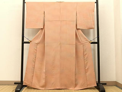 平和屋着物■上質な小紋　霞文　暈し染め　正絹　逸品　BAAW9805hj