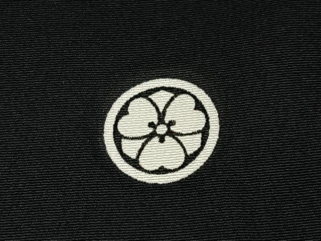 平和屋着物■豪華黒留袖　扇面渡橋花文　金銀彩　正絹　逸品　BAAW9838hj