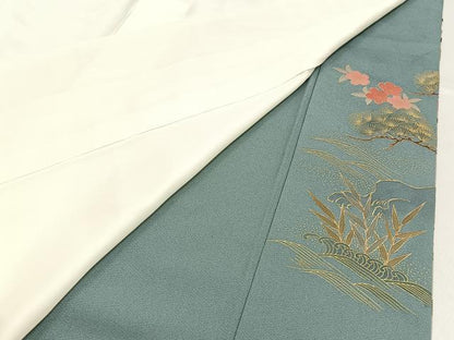 平和屋着物■豪華色留袖 作家物 御所解文 暈し染め 金彩 正絹 逸品 BAAW9847hj