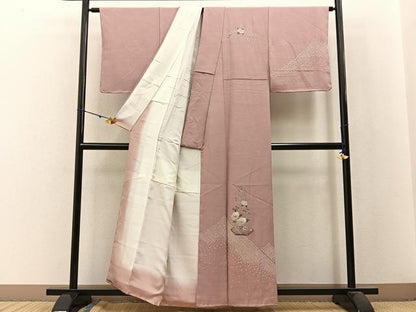 平和屋着物■中国三大刺繍　スワトウ刺繍　訪問着　絞り　飾花文　正絹　逸品　未使用　BAAW9866hj