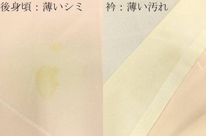 平和屋着物■長襦袢 無双仕立て 草花地紋 暈し染め 正絹 逸品 BAAW9869hj