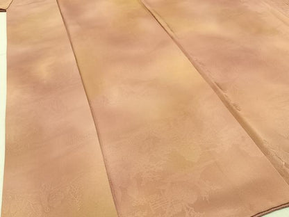 平和屋着物■上質な小紋 人物風景地紋 暈し染め 正絹 逸品 BAAW9885hj