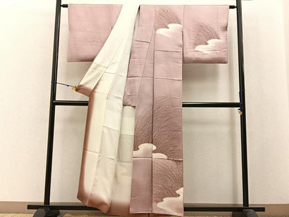 平和屋着物■訪問着 薄 暈し染め 金彩 正絹 逸品 BAAW9891hj