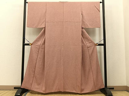 平和屋着物■上質な小紋 墨流し文様 正絹 逸品 BAAW9892hj