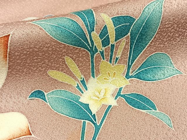 平和屋着物■訪問着 桔梗 正絹 逸品 BAAW9893hj
